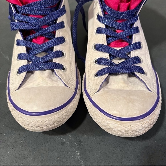 Converse sz 7 Party hi All Stars sneakers - Picture 14 of 16